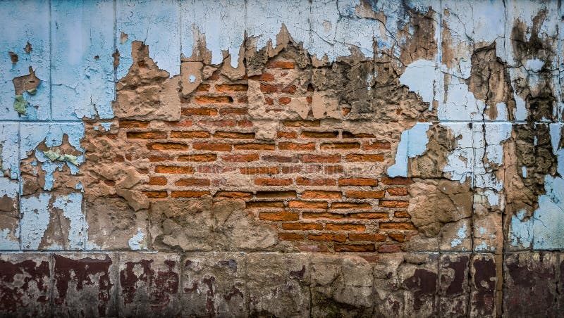 Die Ruinenwand stockfoto Die Ruinenwand stockfoto