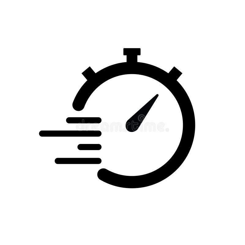Die schnelle Symbol Timer vektor abbildung