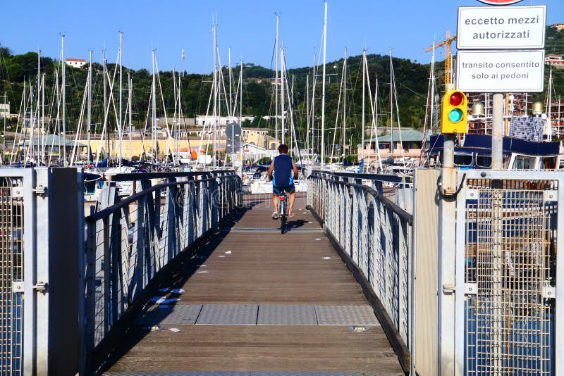 The tourist port of the city of Varazze, on the western Ligurian Riviera, located between the towns of Cogoleto and Celle Ligure. Varazze is about 30 kilometers from Genoa and makes nautical tourism its main vocation. The tourist port of the city of Varazze, on the western Ligurian Riviera, located between the towns of Cogoleto and Celle Ligure. Varazze is about 30 kilometers from Genoa and makes nautical tourism its main vocation.