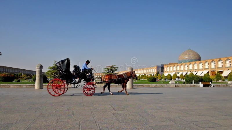 Die touristischen Wagen in Isfahan