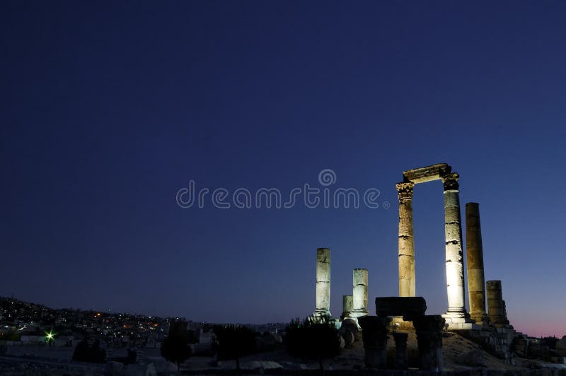 Die Zitadelle und der Tempel von Herkules, Amman, Jordanien