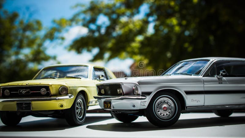 Diecast model Ford Mustang editorial photography. Image of california ...