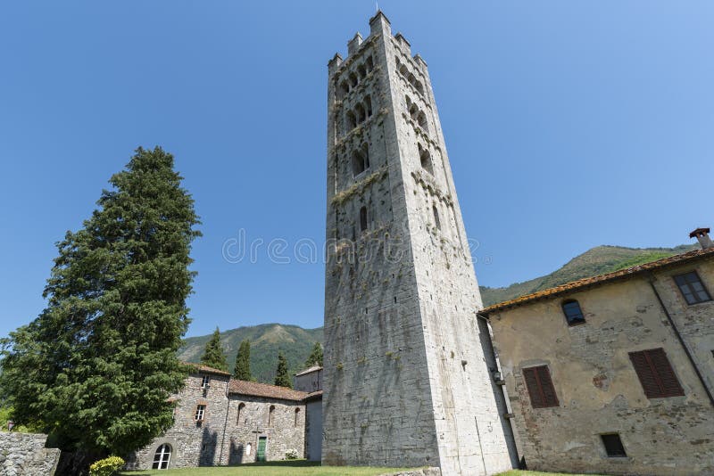 Medieval church at Diecimo, Lucca