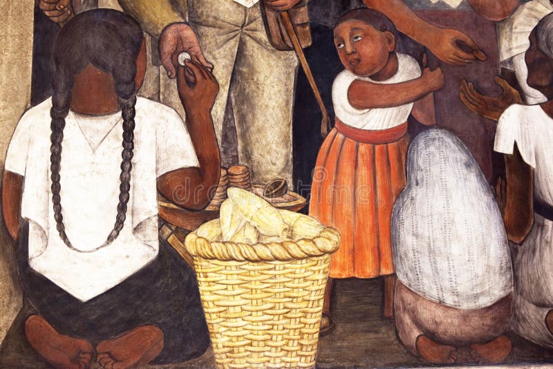 Diego Rivera mural, Public Education Ministry, Mexico city