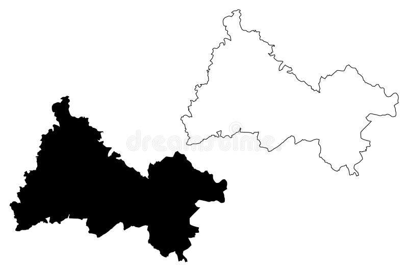 Diekirch canton Grand Duchy of Luxembourg, Administrative divisions map vector illustration, scribble sketch Diekirch map,. Diekirch canton Grand Duchy of Luxembourg, Administrative divisions map vector illustration, scribble sketch Diekirch map,