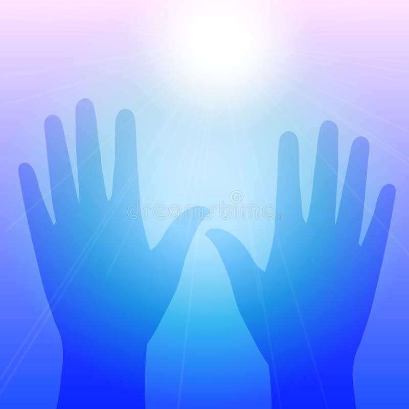 Dient licht in royalty-vrije illustratie Dient licht in royalty-vrije illustratie