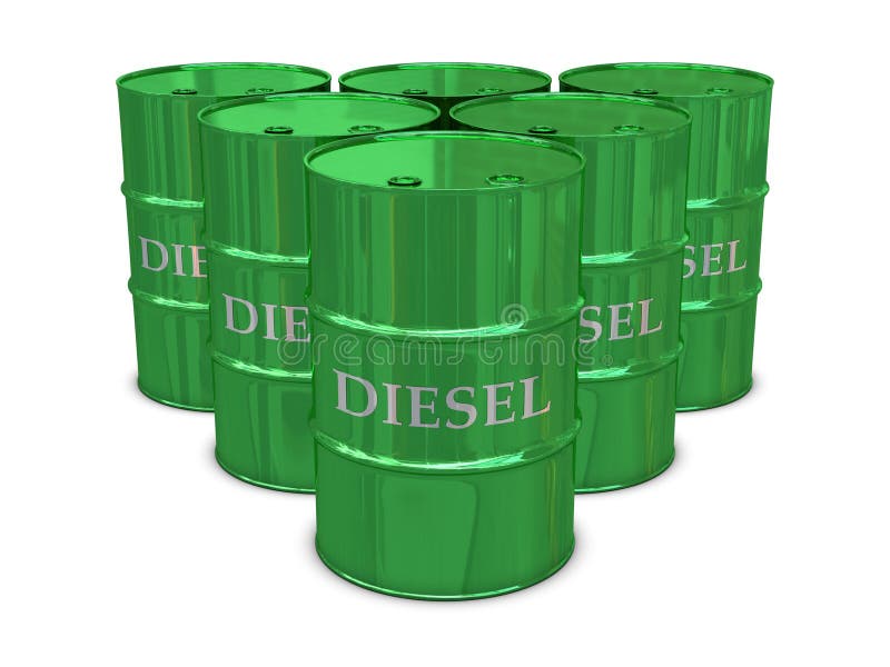 Diesel barrels stock illustration. Illustration of diesel 16205149