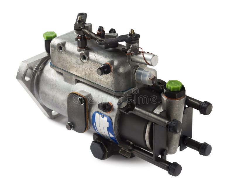 Diesel fuel injection pump stock image. Image of parts 59486807