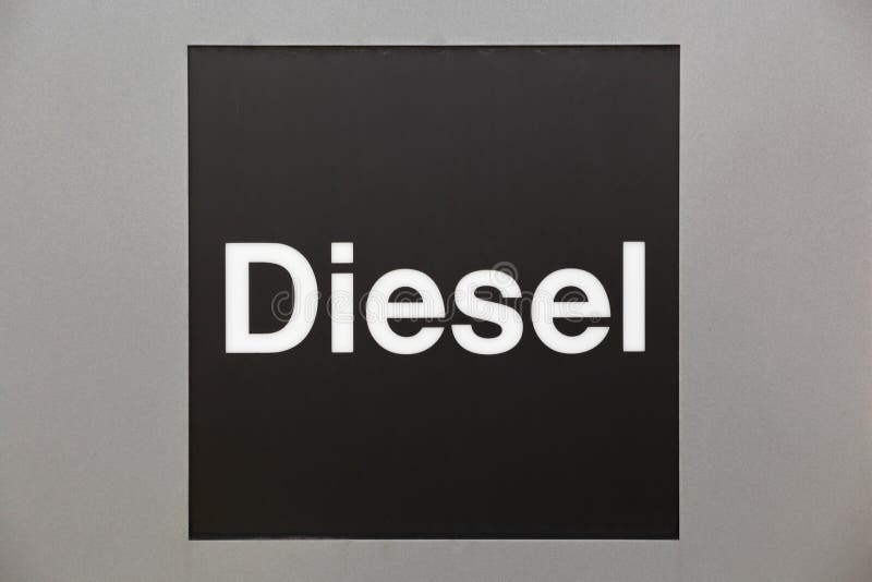 Diesel Sign stock image. Image of abandoned, deserted - 15153059