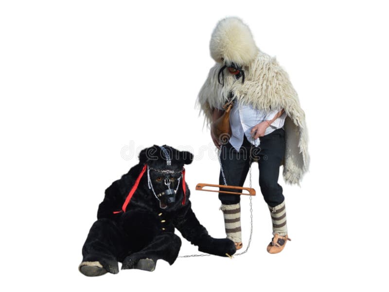 Dieses internationale masquerade games festival surva pernik stockbild