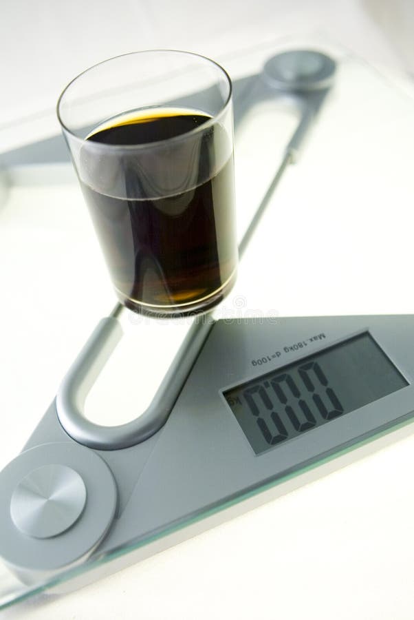 Refrigerator with Chain and Lock Diet Symbol Stock Vector