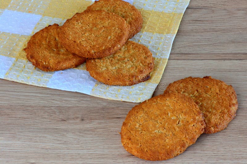 Diet oatmeal cookies stock photo. Image of tasty, oats 92285914