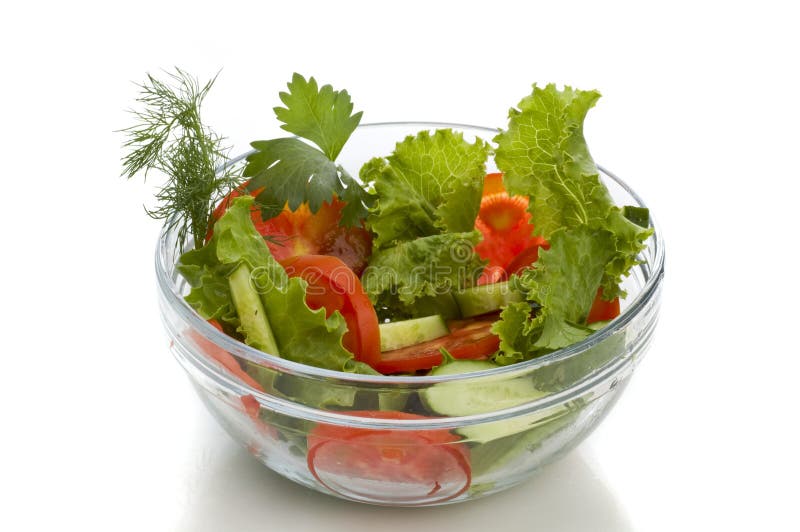 Diet restaurant menu: cutting vegetable