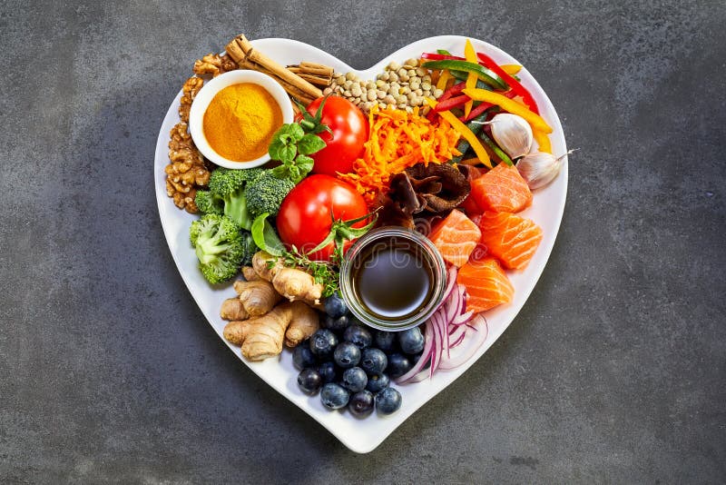 Dieta sana para el corazón y el sistema cardiovascular