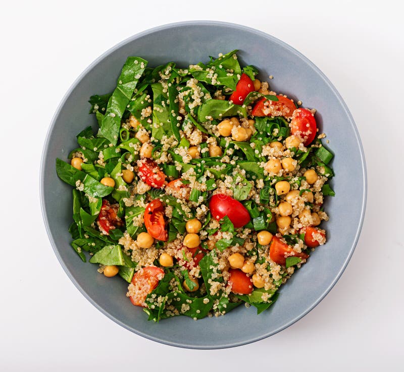 Dietary Menu. Healthy Vegan Salad of Fresh Vegetables Stock Image ...