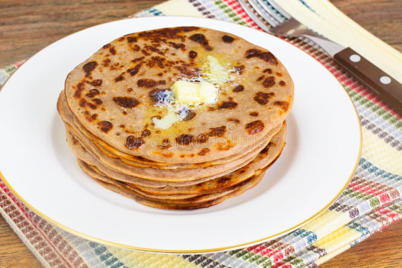 Dietary Pancakes from Flax Meal Stack Stock Photo Image of meal