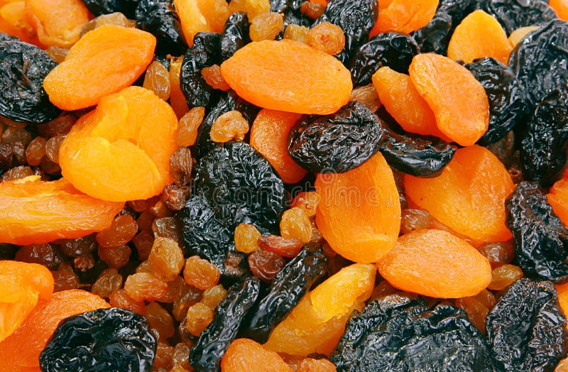 Dietetic dried fruits