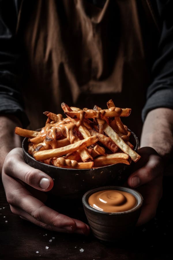 Diferents Types of French Fries Stock Illustration Illustration of