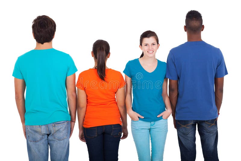 People Standing in a Row stock photo. Image of person - 29638820