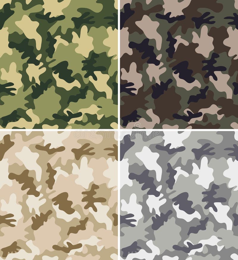 Military Camouflage Patterns Stock Illustrations – 954 Military ...
