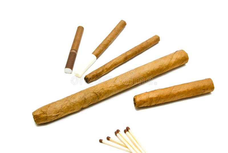 Cigars with Matches and Cup of Coffee Stock Photo Image of leisure