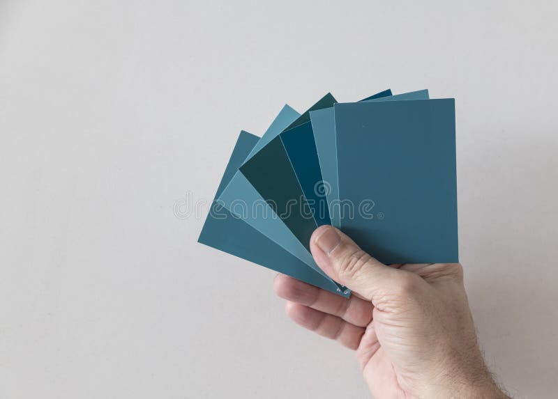 Different Color Swatches for Determining the Right Color of Paint on a
