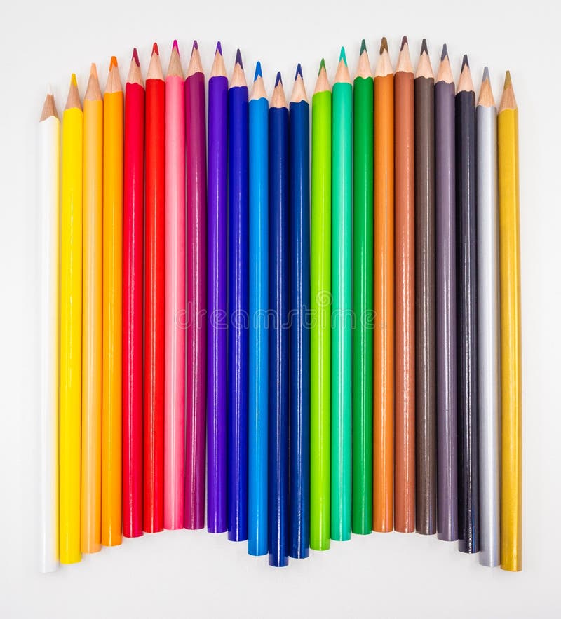 Different colored pencils stock image. Image of concept 138934015