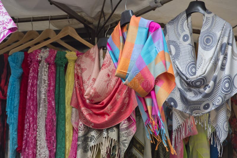 Different Colors Silk Fabric Stock Photo Image of colour, laundry