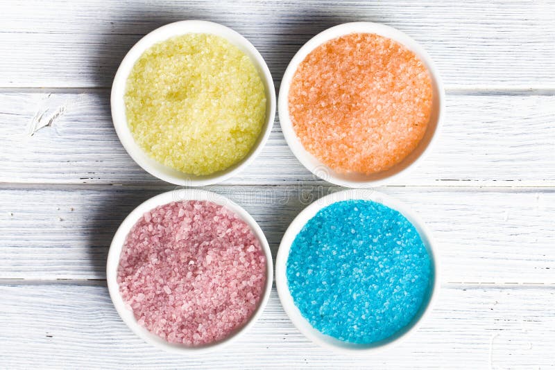 Various sea salt stock photo. Image of heap, health, multicoloured ...