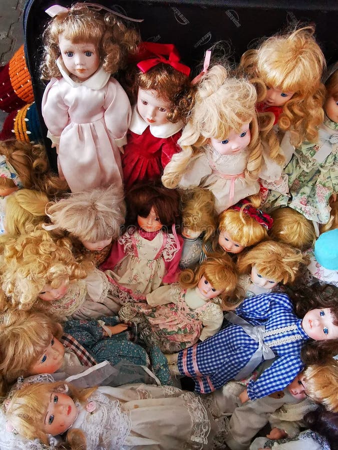 Different Dolls with Different Dresses Stock Image - Image of design ...