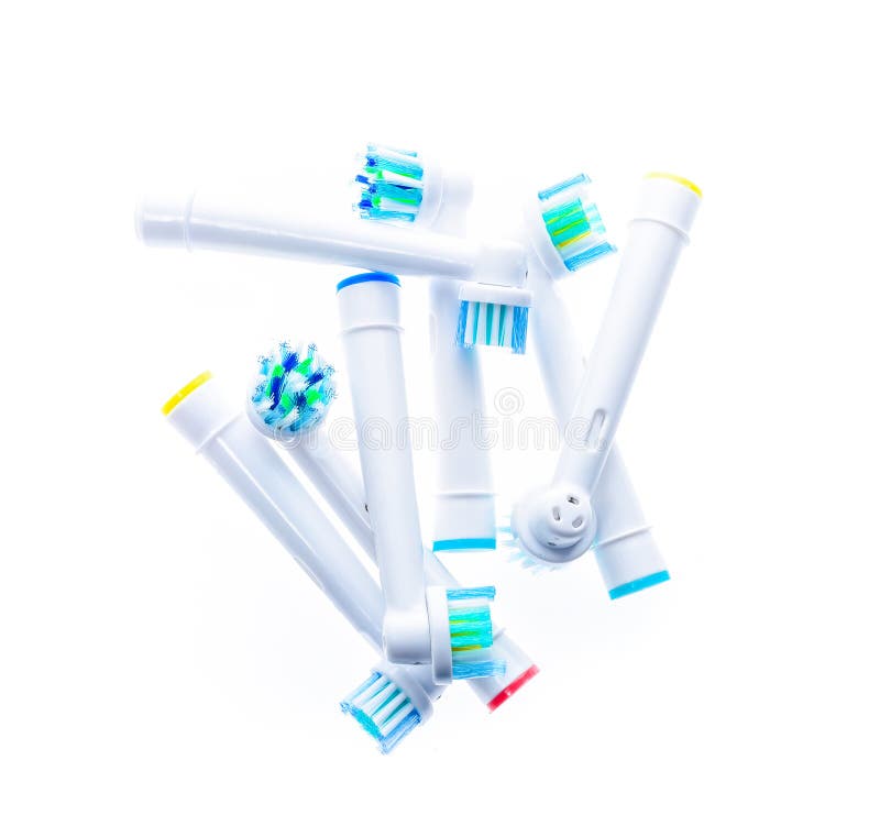 OralB Electric Toothbrush Replacement Brush Heads Editorial Stock