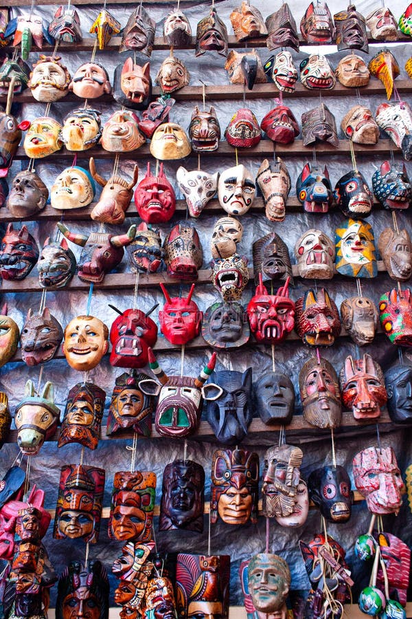 What World-famous Open-air Market Is Known For Colorful Textiles? Market Day In Antigua Guatemala Stock Image - Image of central, knives