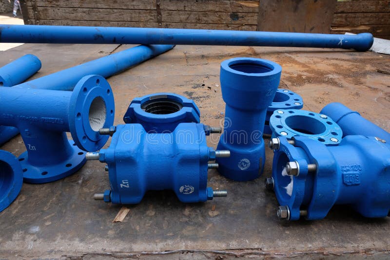 Different Fast Coupling Pipe Fittings for Pipeline Connection Stock Image Image of flange