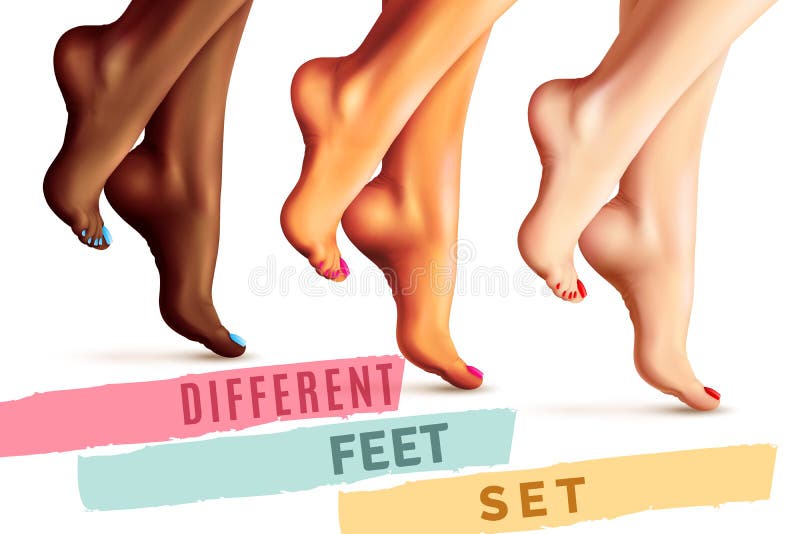 All sizes, bare feet