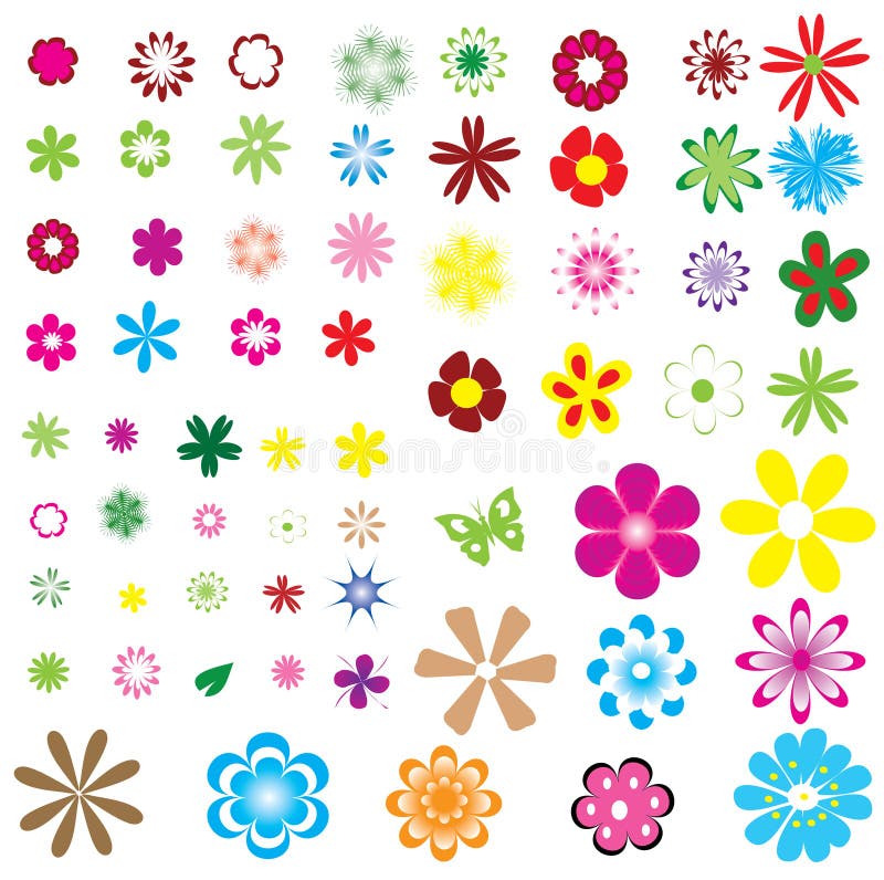 Flowers Vector Illustration Stock Vector - Illustration of vector ...