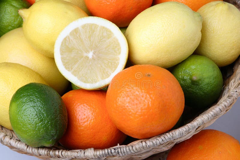 Fresh citrus fruits stock photo. Image of orange, group 58647664