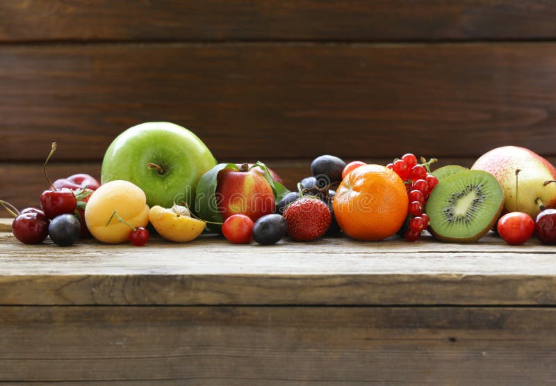 Different Fruits and Berries Stock Photo Image of juice, summer 94086084