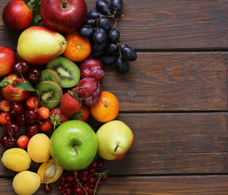 Different Fruits and Berries Stock Photo Image of harvest, summer