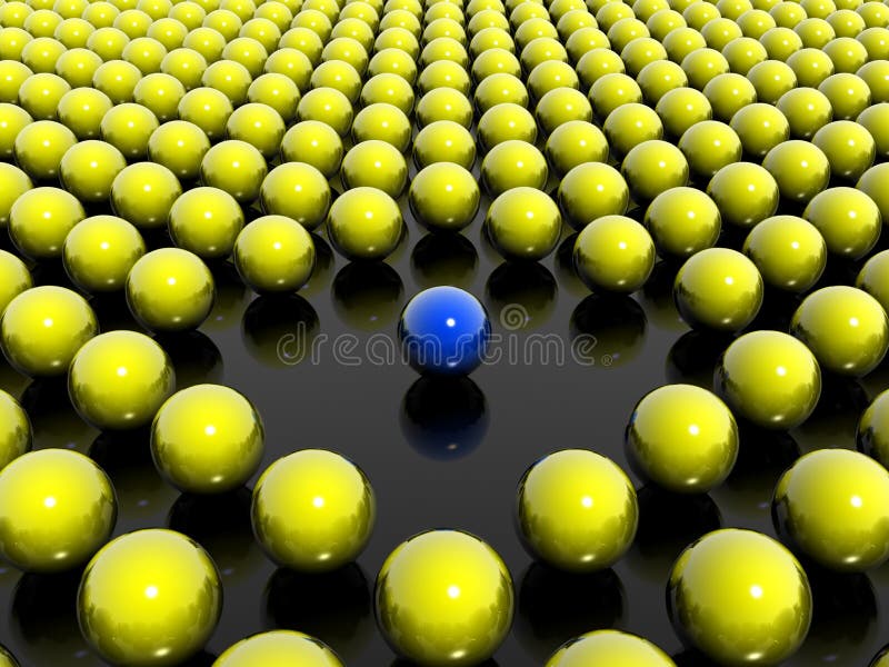 Different green ball stock illustration. Illustration of concept 14195614