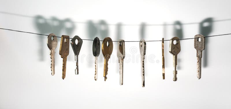 A Different Keys from Different Locks Stock Photo Image of classic