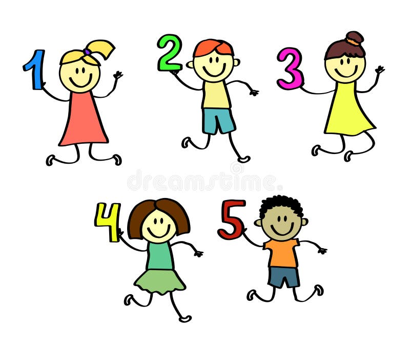 1st 2nd 3rd 4th 5th 6th Numbers on White Background Stock Illustration ...