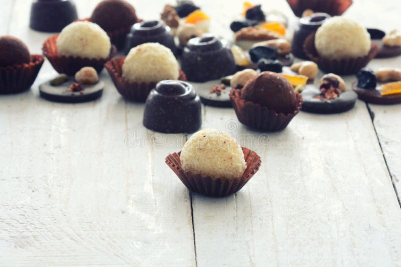 Different Kinds of Chocolate Candy Stock Photo Image of confection