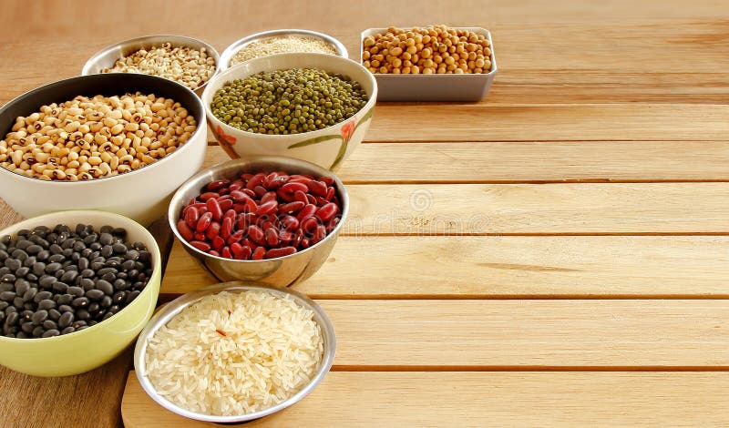 Different kinds of Grains stock image. Image of green - 57450911