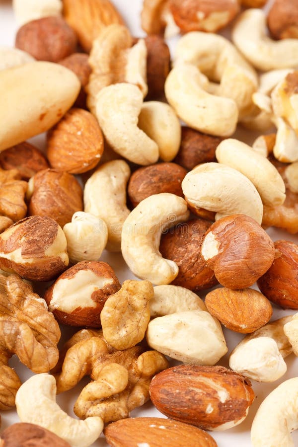 Different kinds of nuts stock image. Image of nature - 17295523