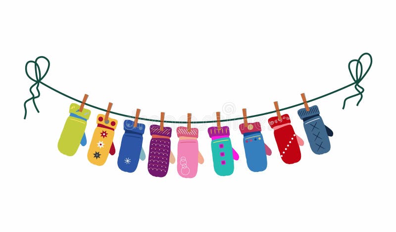 https://thumbs.dreamstime.com/b/different-mittens-hanging-rope-wool-winter-gloves-dry-hang-laundry-string-clothespins-296091309.jpg