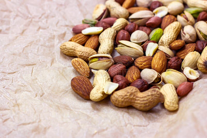 Download Different Nuts: Almonds, Pistachios, Peanuts, Hazelnuts ...
