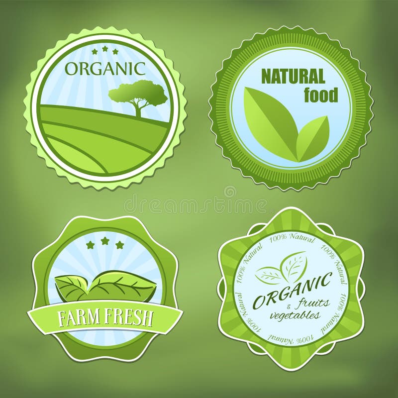 Different organic food labels