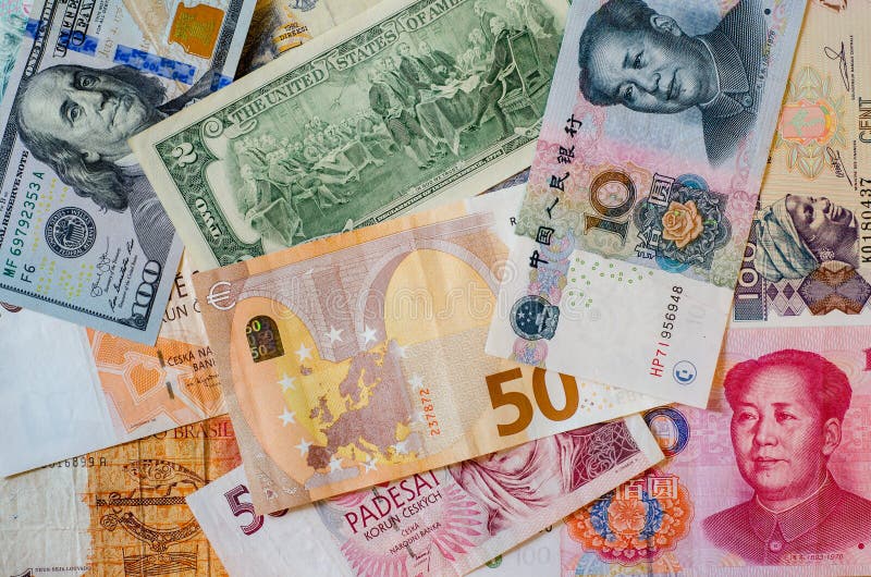 Different paper bills stock image. Image of currencies 141216363