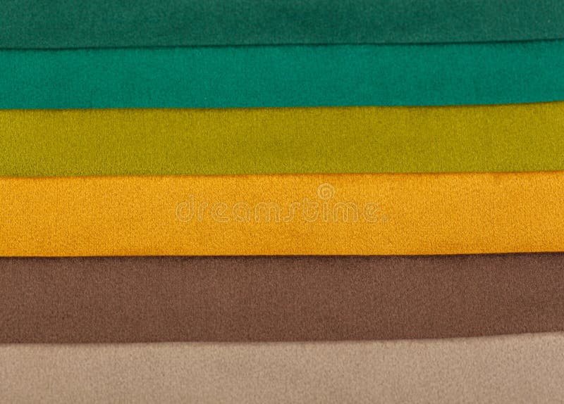Different Samples of Velvet Fabric Stock Image Image of fashion, blue