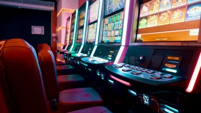 Slot Machine Games in Adult Entertainment Room at Casino Stock Footage -  Video of gambling, player: 104190894